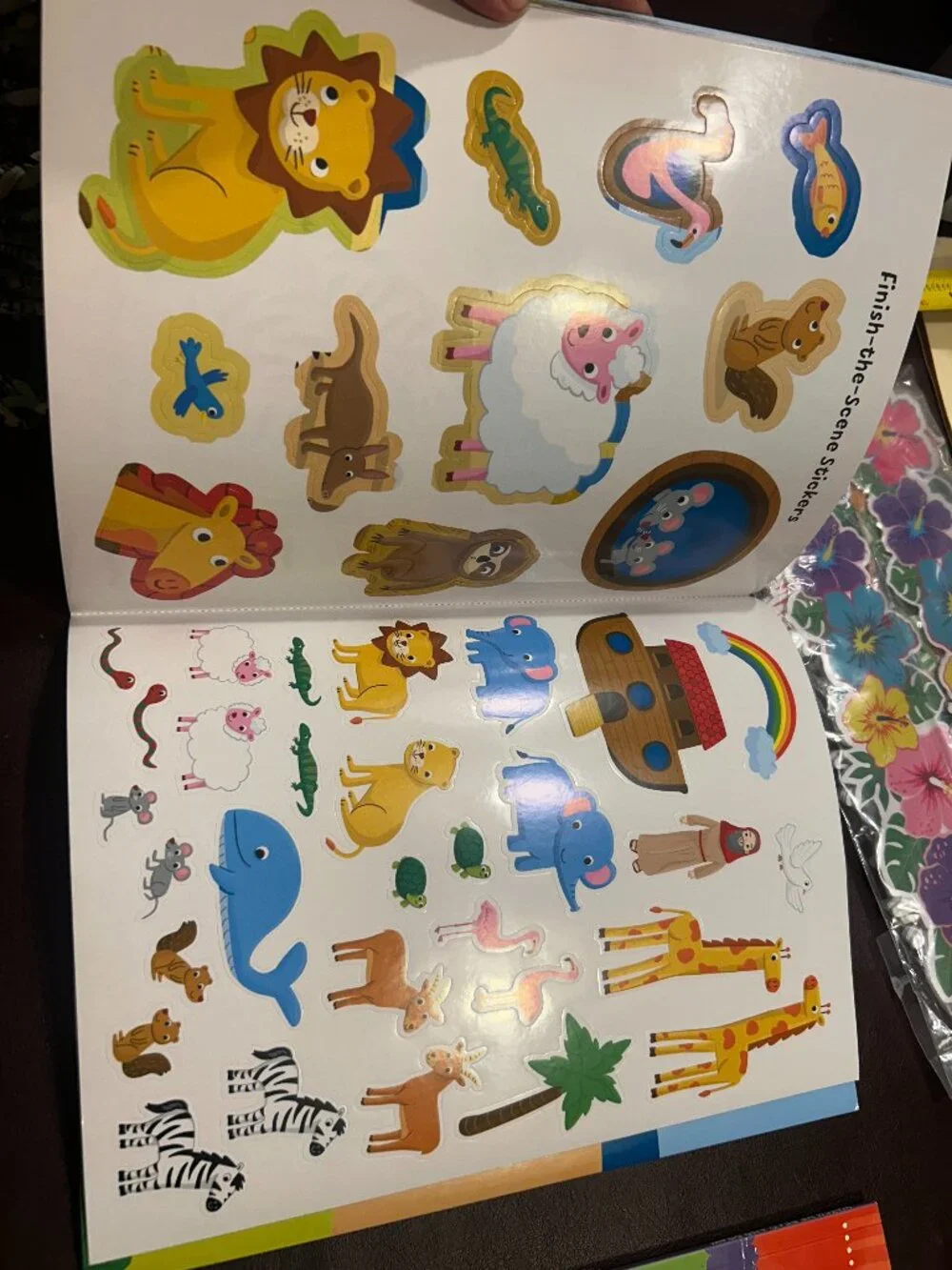 Noah's Ark & The Zoo Watch Me Read & Draw books - NEW (Includes stickers)